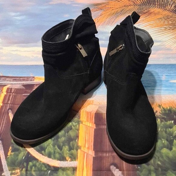 Koolaburra Ugg Black Lorelei Ankle Boots Size 6 - Picture 2 of 8